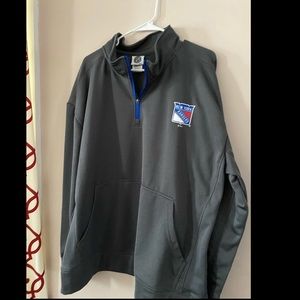 New York Rangers xxl quarter zip sweatshirt